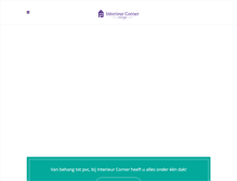 Tablet Screenshot of interieurcorner.nl